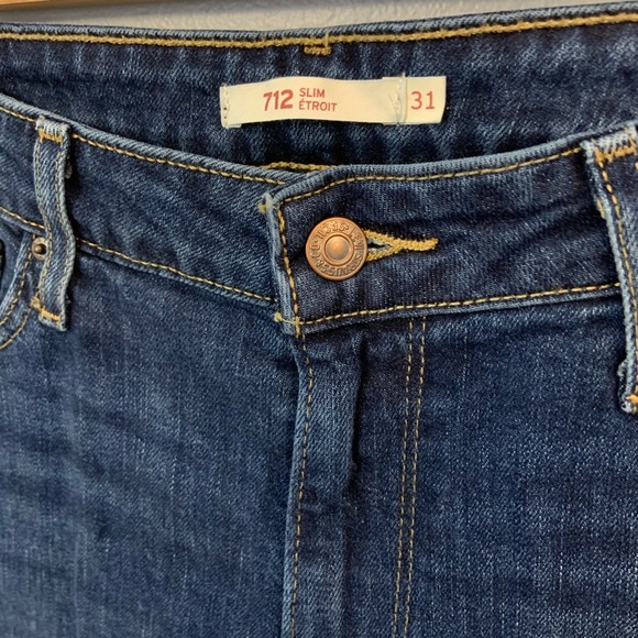 Levi’s ⭐️ LIKE NEW ⭐️ Levis 712 Slim Jeans Size 31 - Picture 6 of 9